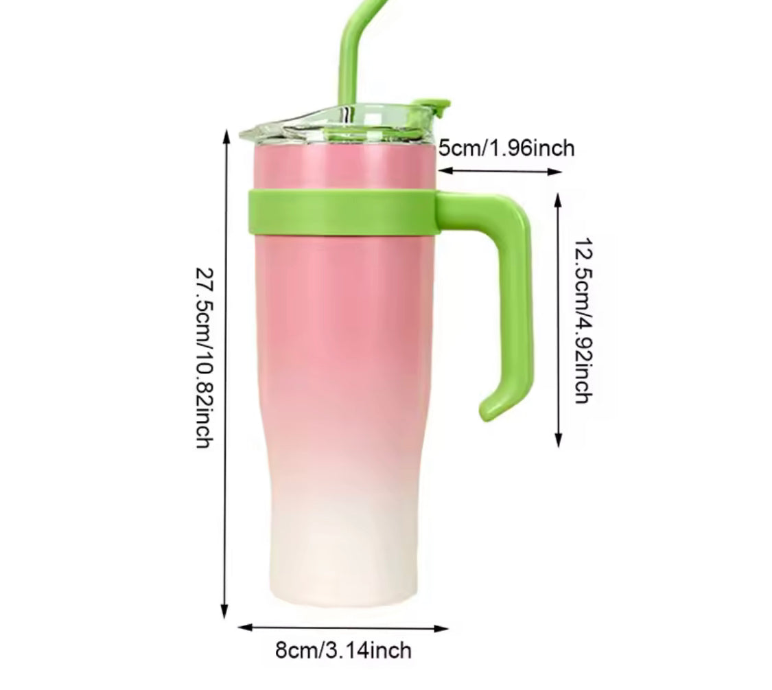 40oz Insulated Gradient Tumbler With Lid, Stainless Steel Car Mug With Straw, Stainless Steel Vacuum Insulated Car Mug 40oz Insulated Gradient Tumbler With Lid, Stainless Steel Car Mug With Straw, Stainless Steel Vacuum Insulated Car Mug